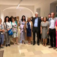 Gruppenfoto mit Matthias Beck