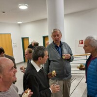 Agape nach dem Vortrag von Prof. Spindelböck