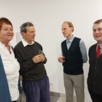 Agape nach dem Vortrag von Prof. Spindelböck