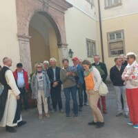 Abt Dr. Pius Maurer mit Gästen