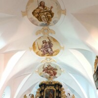 Deckenfresko der St. Veit Kirche