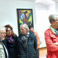 Reiseteilnehmer im Stift Seitenstetten