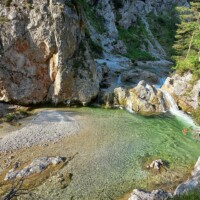 See in Schlucht am Pilgerweg nach Mariazell