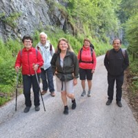 Pilgergruppe am Weg nach Mariazel