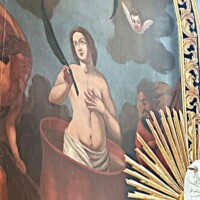 Martyrium des hl. Vitus im Kessel mit siedendem Öl