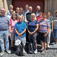 Gruppenfoto der Pilgergruppe