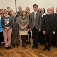 Gruppenfoto mit Prof. Mallmann